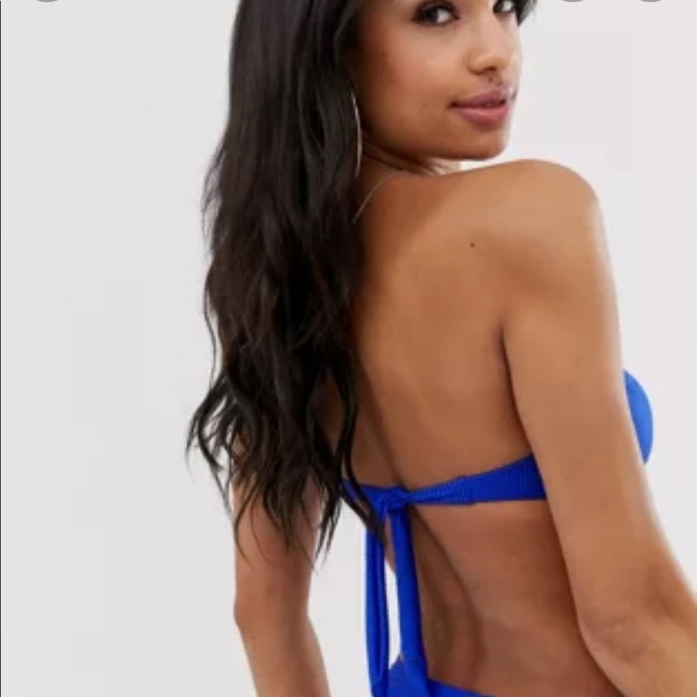 Cobalt Blue New Bikini Top (b21)